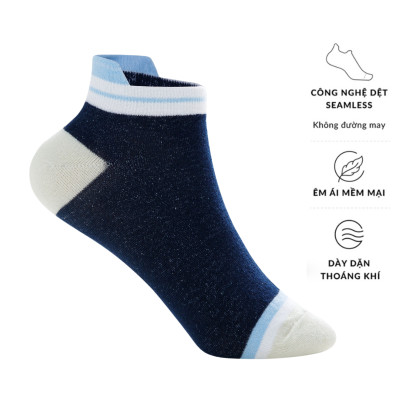 Combo 10 đôi tất vớ thời trang ALLPUR cổ ngắn light cushion thoáng khí dày dặn êm ái