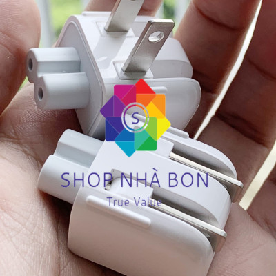 Đầu cắm nguồn dành cho sạc Macbook Macbook Air Macbook Pro ( dạng 2 chấu ) - Hàng Nhập Khẩu