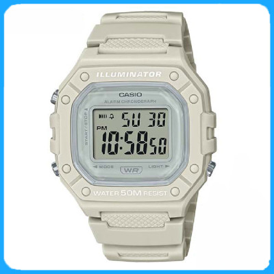 Đồng Hồ Casio W-218HC-8AVDF Dây Nhựa Nam Mặt Vuông