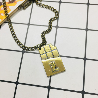 Dây chuyền, vòng cổ Death Note logo L nhiều mẫu ngẫu nhiên 