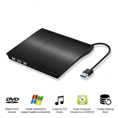 Ổ ĐĨA DVD RW CẮM NGOÀI CHO LATOP DESTOP OS ĐỜI MỚI  usb 3.0 và cổng Type C -Hàng Chính Hãng