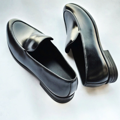 Giày Tây Nam Không Dây Thanh Lịch ( Xả Kho ) - Da Mềm Đế Cao Su Mã D08-PVC Shoes