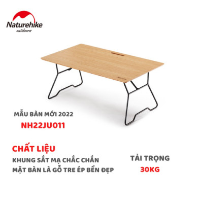 Bàn gấp gỗ tre NatureHike NH22JU011