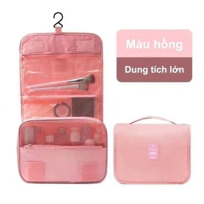 Túi Đựng Mỹ Phẩm Đồ Cá Nhân Du Lịch Đa Năng Có Móc Treo Tiện Lợi (Hàng Có Sẵn) Đủ 3 Màu Lựa Chọn
