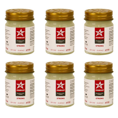 Combo 6 Lọ Dầu Cù Là Starbalm - Hà Lan 25g ( Strong) 