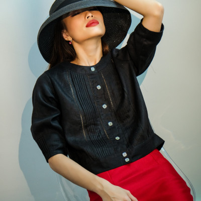 Áo Linen Mặc Nưa TOP188 thời trang thiết kế Hity