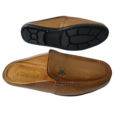 Dép Bít Đầu Nam BIGGBEN Da Bò Thật Cao Cấp SB126