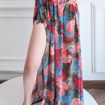 Khăn quấn đi biển LMcation Maya - Hoa nhiệt đới