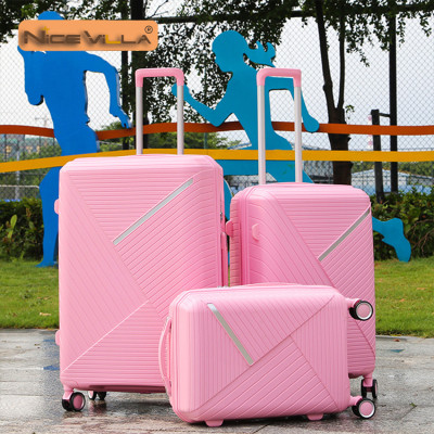 Vali Du Lịch Nhựa Dẻo PP Nice villa Chống Va Đập Size 20inch & 24inch & 28inch