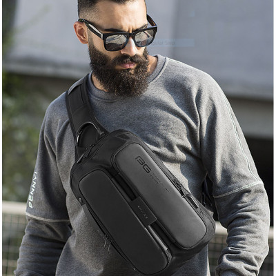 Túi đeo chéo đeo ngực nam cao cấp phong cách châu âu