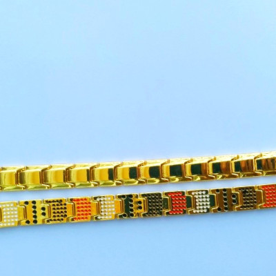 Vòng đeo tay huyết áp Nhật bản, dài 21cm, bản rộng 12li, kèm hộp đựng CrownX.436B lót nhung nỉ