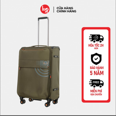 Vali Kéo Du Lịch Lug Lusetti S20/S24/S28 LS8090: Vải Nylon 840D Chấm Thấm Nước Tốt, Khóa TSA An Ninh Quốc Tế