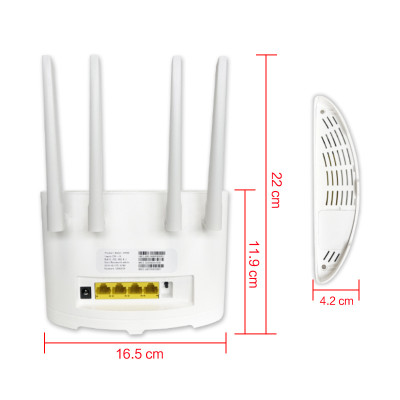 Bộ phát wifi từ sim 4G Pixlink CPE T901 Pro , router wifi 4 râu tốc độ cao  300Mbps, phủ sóng rộng, tích hợp 4 cổng WAN/LAN tiện dụng, phù hợp với tất cả các loại sim ở VN - Hàng Chính Hãng / Hàng Nhập Khẩu