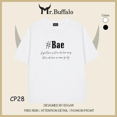 Áo đôi tay lỡ unisex DALING - BAE  CP27-CP28 Mr.Buffalo