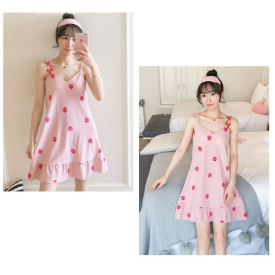 Váy ngủ 2 dây, đầm mặc nhà nữ Haint Boutique nhiều màu dễ thương VN21