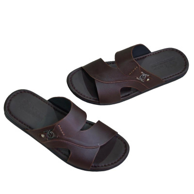 Dép Nam Quai Ngang HA NAM Da Bò Thật Cao Cấp DNA2220