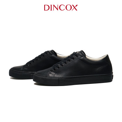 Giày Sneaker Da Unisex DINCOX D20 Black Năng Động Cá Tính