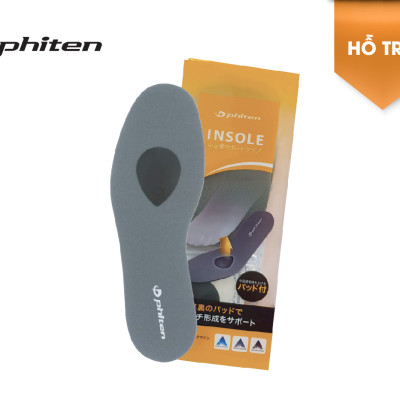 Lót giày hỗ trợ vòm chân Phiten metatarsal support giảm đau, mỏi, êm chân TI148003/TI148004