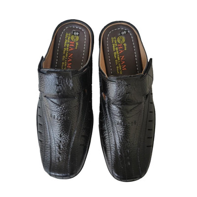 Dép Bít Mũi Nam HÀ NAM Da Bò Thật Cao Cấp GSB20129