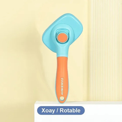 Lược chải lông thú cưng PAKEWAY T10 [ New 2022 ] _ Đầu lược xoay 360 độ