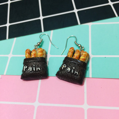 Khuyên tai hình hoa quả cute nhiều mẫu ngẫu nhiên 