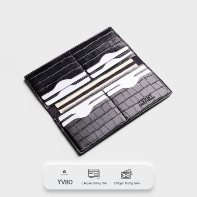 Ví Yuumy ( Thời trang nữ kiểu cầm tay dáng dài - Ví da Verein YV80 )