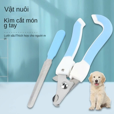 Kéo cắt móng có dũa móng cho chó mèo (màu giao ngẫu nhiên) Thú Cưng