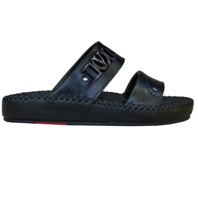 Dép Nam Quai Ngang Da Bò Thật TiTi ĐÔ Cao Cấp DNA2082d