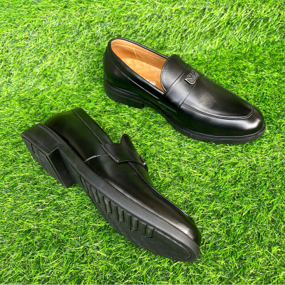 Giày tây nam công sở da bò màu đen Trường Hải đế cao su GT2280