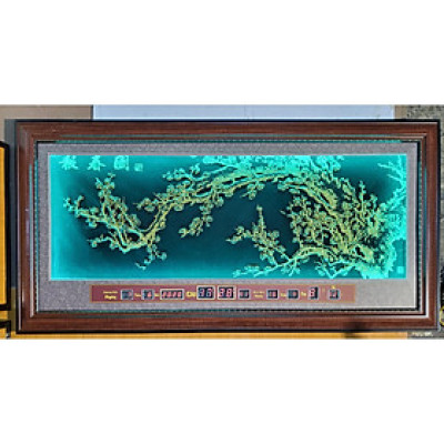 TRANH  ĐỒNG HỒ VẠN NIÊN, GẮN ĐÈN LED 7 MÀU ĐIỀU KHIỂN TỪ XA 