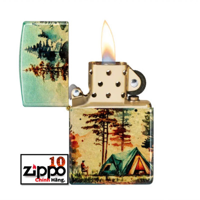 Bật lửa Zippo 46263 Off the Grid Design - Chính hãng 100%