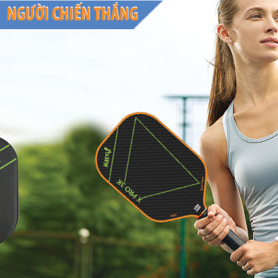 VỢT PICKLEBALL X PRO 3K MẶT SỢI CARBON 3K ĐAN CHÉO TẠO SOÁY CHO NGƯỜI CHƠI CHUYÊN NGHIỆP CÓ TRỢ LỰC