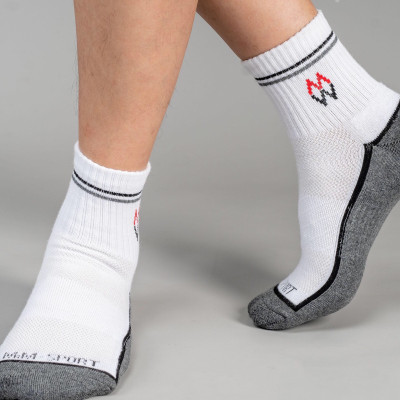 Combo 5 Đôi Tất Vớ Thể Thao, Vớ Đá Banh, Vớ Chạy Bộ Cổ Dài, Sợi Cotton Cao Cấp Chống Hôi Chân, Chống Phồng Rộp Chân, Chống Trượt Co Giãn 4 Chiều Mrm Manlywear - MM