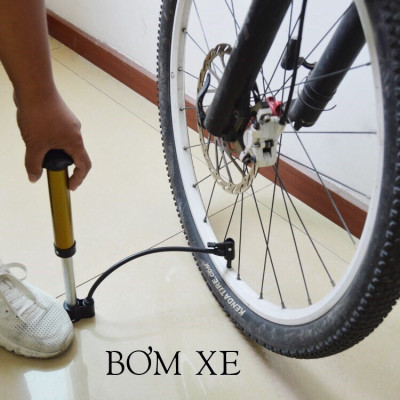 Kim bơm bóng chuyền hơi, bóng đá, bóng rổ bằng thép không gỉ tiện dụng. Bơm bóng - bơm xe đạp cầm tay Mini Cầm tay Vô cùng tiện lợi cho Thanh niên chơi Thể 