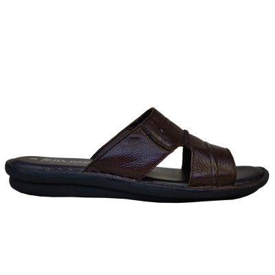 Dép Nam Quai Ngang Da Bò Thật TiTi ĐÔ Cao Cấp DNA2115d