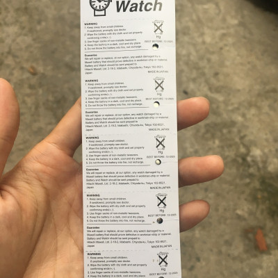 Pin Đồng hồ đeo tay Maxell SR927SW 1.55V 395 vỉ 5 viên