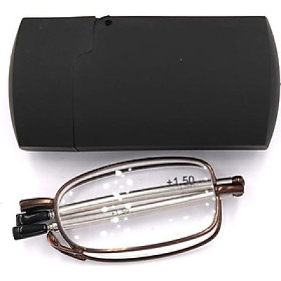 Kính lão gọng xếp 868 màu nâu tròng lão từ 1 độ đến 4 độ