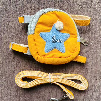 DÂY DẮT DÂY XÍCH BALO NGÔI SAO THÚ CƯNG DÀI 120CM TỪ 0.5-3KG DÀNH CHO THÚ CƯNG CHÓ MÈO