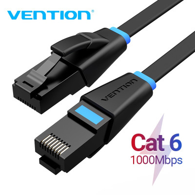 Dây cáp mạng Cat6 UTP Vention, dạng dẹt - độ dài 1m-15m dùng cho máy tính, laptop - Hàng chính hãng