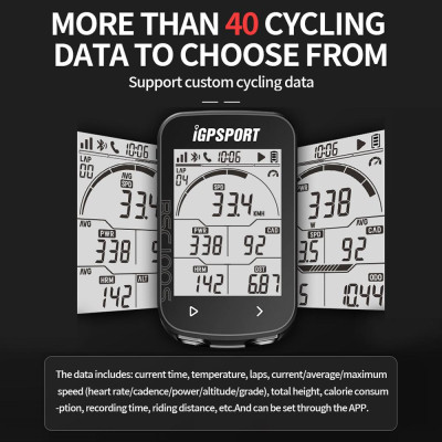 IGPSPORT BSC100S 2.6in Display Cycle Bike Computers Wireless Speedometer Bicycle Digital Stopwatch Cycling Speed Meter