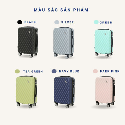 Vali Du Lịch LUG SATACO S20/S24/S28 MD24185 Nhựa ABS Hạn Chế Trầy Xước, Khóa Số Bảo Mật An Toàn