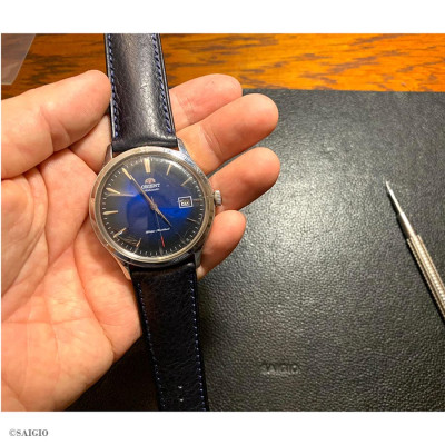 Dây Đồng Hồ Da Bò Thật 100%, Kiếu Cổ Điển, Cao Cấp - Sang Trọng, Mặt Lót Chống Thấm Mồ Hôi, Tích Hợp Lớp Gia Cố Chống Giãn Đặc Biệt, Phụ Kiện Khóa và Chốt Bằng Thép Không Gỉ 316L, Nhiều Màu, Nhiều Size - Hàng Chính Hãng SAIGIO