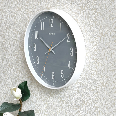 Đồng hồ Rhythm CMG620NR03- Kt 30.5 x 4.0cm, 690g, Vỏ nhựa. Dùng Pin.