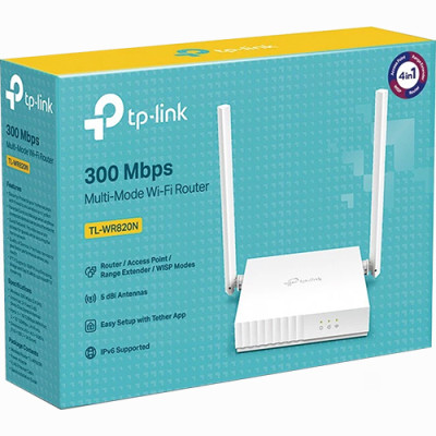Thiết bị định tuyến mạng không dây TP-Link Router Wifi 4 300Mbps TL-WR820N - Hàng chính hãng