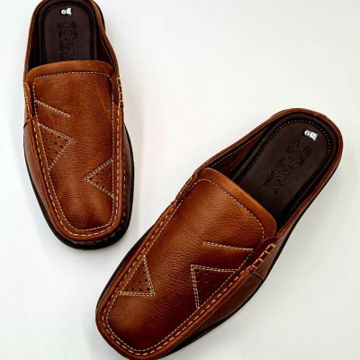 Giày lười nam da bò thật 100% DONAVY thiết kế 02 tam giác bắt mắt thời trang DOGLTG