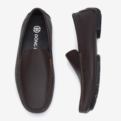 Giày lười nam Đông Hải chất da bò cao cấp  có vân tự nhiên tăng vẻ nam tính - G2284 