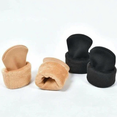 Combo 2 Đôi Tất Nữ Lót Lông Cổ Cao Siêu Ấm Áp Giữ Nhiệt Rất Tốt Màu Đen