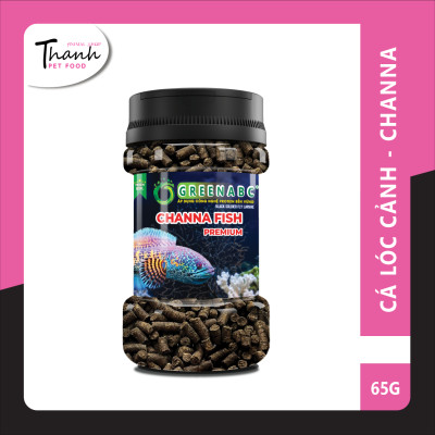 Thức ăn Cá Lóc Cảnh Bổ Sung của hiệu GREENABC - Phát triển khung xương, màu sắc, tăng độ sung - Hộp 65g