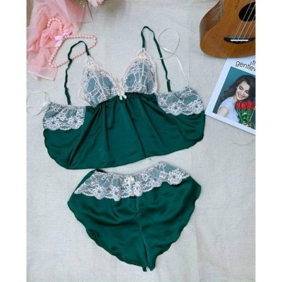 Đồ ngủ bigsize/ Đồ ngủ gợi cảm sexy có mút ngực cột dây sau lưng mã 3