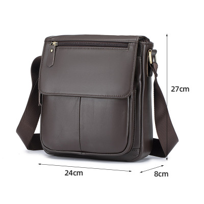 Túi đeo chéo nam DA BÒ THẬT cao cấp phong cách mới – BEE GEE DCN9415